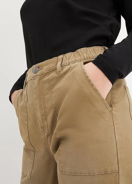 Jean Cargo, Taille Haute, Ceinture Confortable 7 Jean Cargo, Taille Haute, Ceinture Confortable - Afbeelding 5