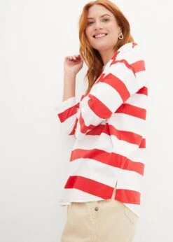 T-shirt à Manches 3/4 Et Fente Sur Le Côté, Coton -Venus Mode Winkel 23230280 hvweQqDz