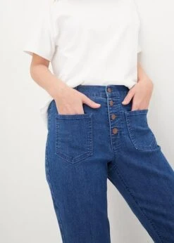 Jean Flared, Taille Haute, Taille Confortable 15 Jean Flared, Taille Haute, Taille Confortable -Venus Mode Winkel 23230402 t79gs19N