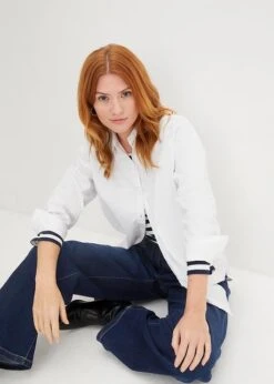 Blouse Décontractée à Patte De Boutonnage 18 Blouse Décontractée à Patte De Boutonnage -Venus Mode Winkel 23230431 dOknbs2X