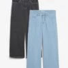 Lot De 2 Jeans Corsaires Extensibles Et Confortables