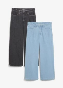Lot De 2 Jeans Corsaires Extensibles Et Confortables