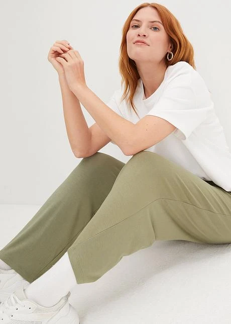 Lot De 2 Pantalons 7/8 Ample à Taille Haute Et Confortable 8 Lot De 2 Pantalons 7/8 Ample à Taille Haute Et Confortable - Afbeelding 6