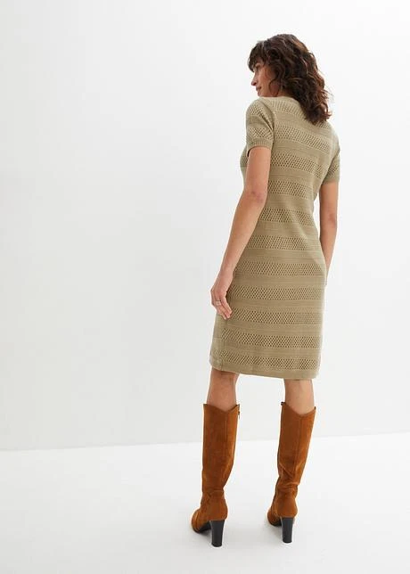 Robe En Maille Ajourée 5 Robe En Maille Ajourée - Afbeelding 3