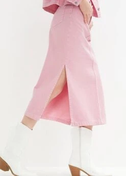 Rainbow Jupe En Jean Fendue Sur Les Côtés -Venus Mode Winkel 23231570 GQzHX9yY