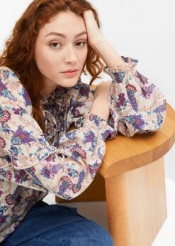 Rainbow Blouse En Crêpe -Venus Mode Winkel 23231648 jPEch7is