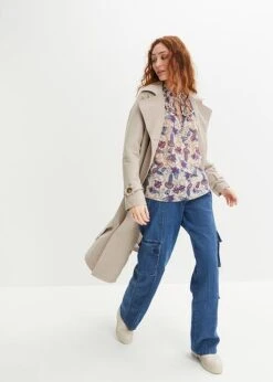 Rainbow Blouse En Crêpe -Venus Mode Winkel 23231668 Bop5xeYd