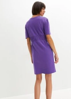 Rainbow Robe En Jersey à Taille Smockée -Venus Mode Winkel 23231674 UmuyOJsy