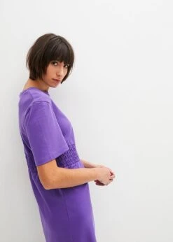 Rainbow Robe En Jersey à Taille Smockée -Venus Mode Winkel 23231680 T0RZU8pd