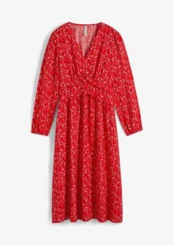 Rainbow Robe Midi En Viscose Texturée