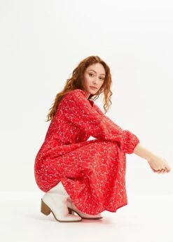 Rainbow Robe Midi En Viscose Texturée -Venus Mode Winkel 23231694 m5dLwSZ1