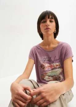 Rainbow T-shirt Imprimé Plume -Venus Mode Winkel 23231808 uHZytqF8