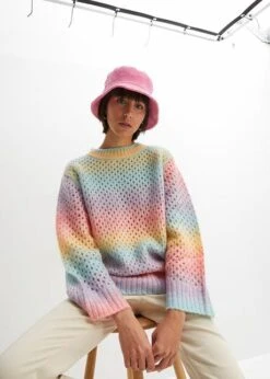 Rainbow Pull En Maille à Effet Ombré 15 Rainbow Pull En Maille à Effet Ombré -Venus Mode Winkel 23231863 5Fvj6TWh