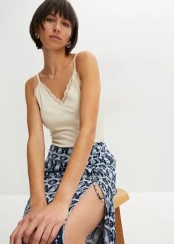 Rainbow Lot De 2 Tops Côtelés Avec Dentelle -Venus Mode Winkel 23231899 73O39zCe