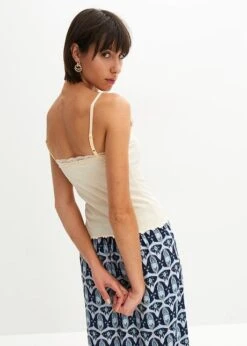 Rainbow Lot De 2 Tops Côtelés Avec Dentelle -Venus Mode Winkel 23231911 qkrhrDow