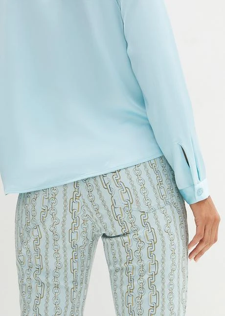 Blouse En Satin, Effet Cache-cœur 7 Blouse En Satin, Effet Cache-cœur - Afbeelding 5