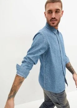 Chemise En Jean Imprimée, Manches Longues -Venus Mode Winkel 23232142 5hifIowR