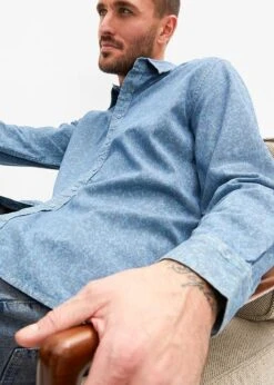 Chemise En Jean Imprimée, Manches Longues -Venus Mode Winkel 23232164 AwbaNj9C