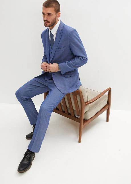 Costume 3 Pièces : Veste, Pantalon, Gilet 6 Costume 3 Pièces : Veste, Pantalon, Gilet - Afbeelding 4