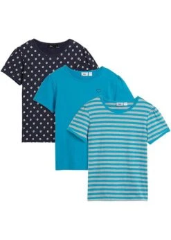 Lot De 3 T-shirts Coton Fille