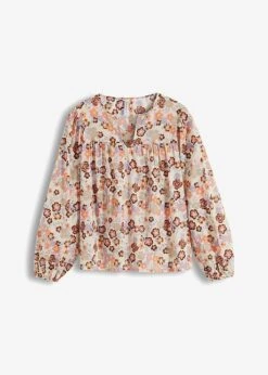 Rainbow Blouse Imprimée En Coton