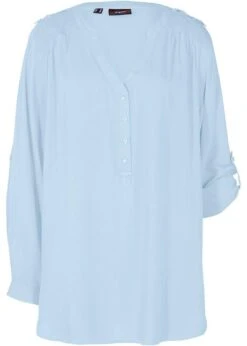 Blouse-tunique En Viscose, Col V Et Manches Longues 23 Blouse-tunique En Viscose, Col V Et Manches Longues -Venus Mode Winkel 23233413 lxCBnLka