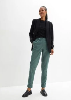 Pantalon Chino Extensible Avec Taille Confortable Et Revers 12 Pantalon Chino Extensible Avec Taille Confortable Et Revers -Venus Mode Winkel 23233489 v0ikqlpA
