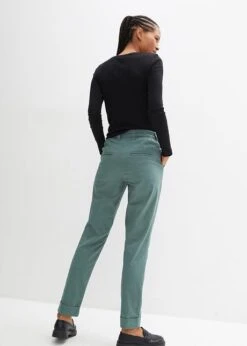Pantalon Chino Extensible Avec Taille Confortable Et Revers 11 Pantalon Chino Extensible Avec Taille Confortable Et Revers -Venus Mode Winkel 23233490 2HHjCtgC