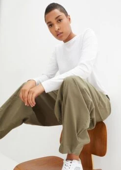 Pantalon En Twill Léger Avec Poches Plaquées -Venus Mode Winkel 23233573 TLbP7CwG