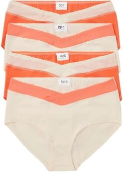 Lot De 4 Maxi Pantys Avec Coton Et Empiècement Mesh
