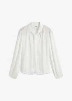 Blouse En Crêpe à Lavallière