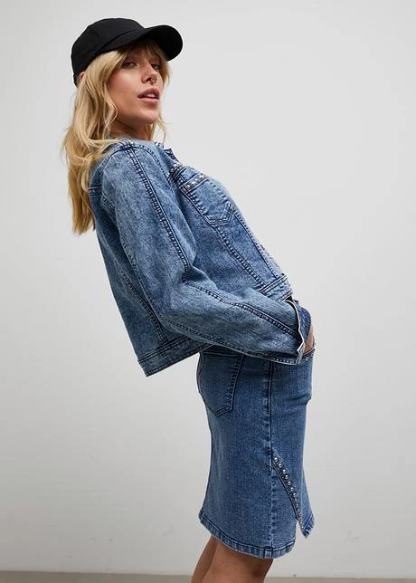 Rainbow Mini-jupe En Jean 7 Rainbow Mini-jupe En Jean - Afbeelding 5