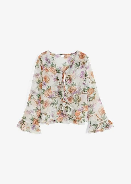 Blouse Imprimée à Volants 3 Blouse Imprimée à Volants