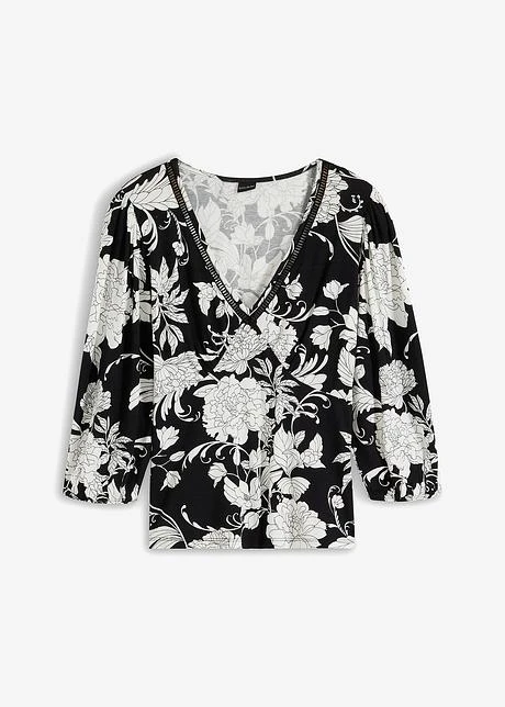 T-shirt Avec Empiècement Crochet 3 T-shirt Avec Empiècement Crochet