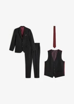 Costume Slim (ens. 4 Pces) : Veste, Pantalon, Gilet, Cravate 15 Costume Slim (ens. 4 Pces) : Veste, Pantalon, Gilet, Cravate -Venus Mode Winkel 23234666 VaFLUsT9