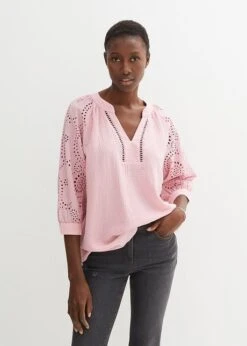 Tunique En Gaze De Coton Avec Broderie Anglaise -Venus Mode Winkel 23235869 y6Ls2LJi