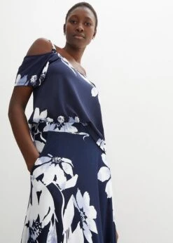 Jupe En Jersey à Motif Floral -Venus Mode Winkel 23235939 yldIoa85