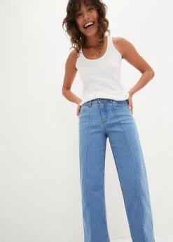 Jean Taille Moyenne, Jambe évasée, Cropped -Venus Mode Winkel 23236306 046IZqpA