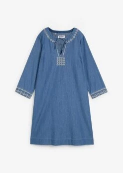 Robe En Jean Avec Broderie