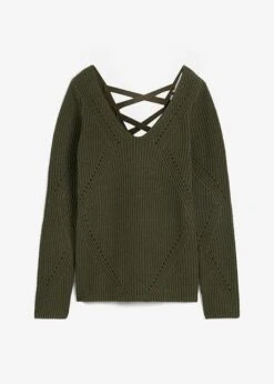 Pull Avec Encolure Dos Raffinée