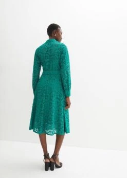 Robe-chemise En Dentelle Avec Fond De Robe Et Ceinture à Nouer -Venus Mode Winkel 23237097 vvzGMnHY