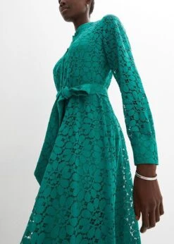 Robe-chemise En Dentelle Avec Fond De Robe Et Ceinture à Nouer -Venus Mode Winkel 23237099 LxfhYjgE