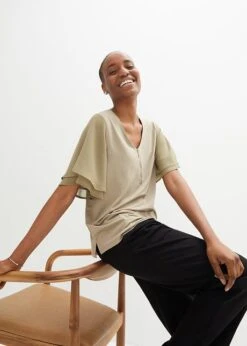 T-shirt à Manches En Mousseline 16 T-shirt à Manches En Mousseline -Venus Mode Winkel 23237203 tsIx44Io