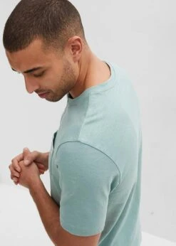 T-shirt Coton Col Tunisien Manches Courtes, Coupe Confort -Venus Mode Winkel 24000168 DfqRfgPD