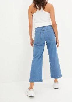 Jean Taille Moyenne, Jambe évasée, Cropped -Venus Mode Winkel 24000288 bihpaCFM
