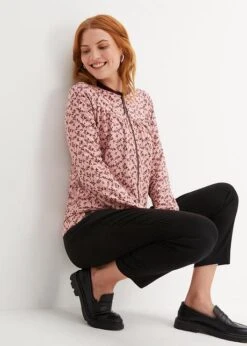 Sweat Zippé à Imprimé -Venus Mode Winkel 24000676 HnYQCx8t