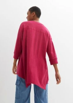 T-shirt à Pans Asymétriques Et Manches 3/4 -Venus Mode Winkel 24001510 0bK76I74