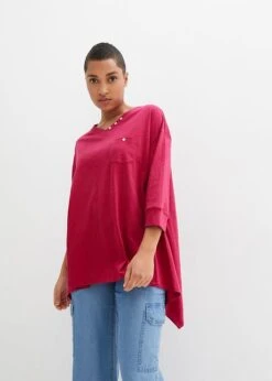 T-shirt à Pans Asymétriques Et Manches 3/4 -Venus Mode Winkel 24001511 DsVSjZYH