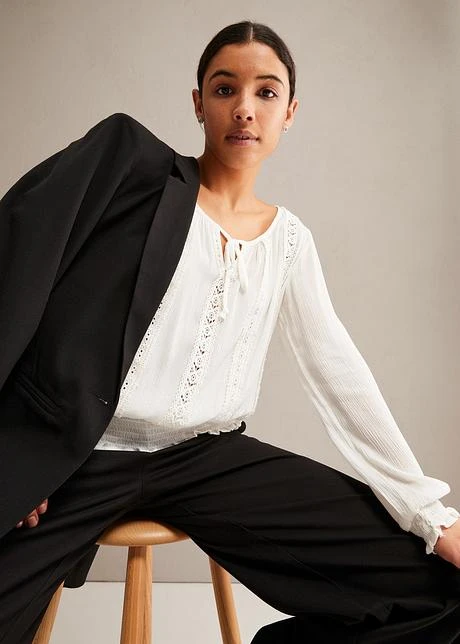 Blouse Avec Dentelle Au Crochet 9 Blouse Avec Dentelle Au Crochet - Afbeelding 7