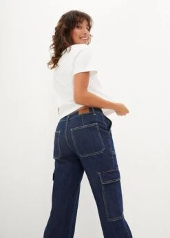 Jean Cargo Taille Moyenne, Cropped -Venus Mode Winkel 24001887 2OSLkKnA